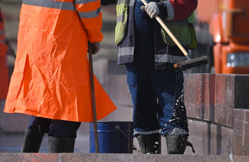 Фонтанный комплекс на Поклонной горе начали готовить к новому сезону 10 фото