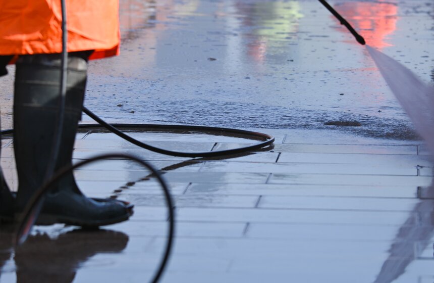 Фонтанный комплекс на Поклонной горе начали готовить к новому сезону 5 фото