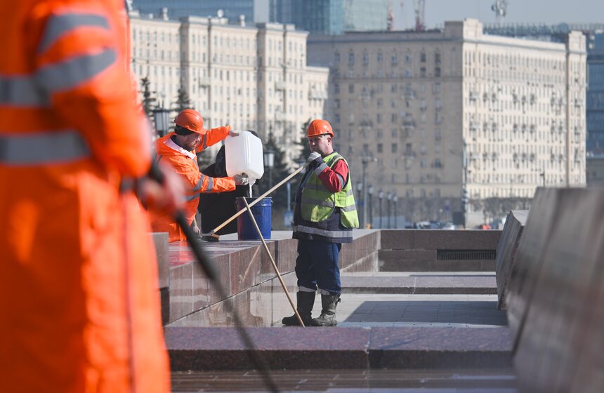 Фонтанный комплекс на Поклонной горе начали готовить к новому сезону 4 фото