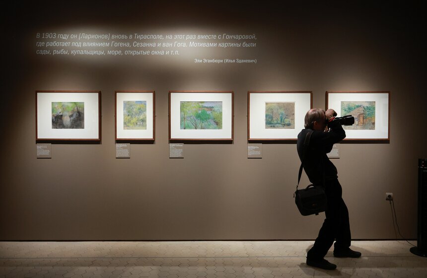 Выставка "Ларионов / Гончарова. Начало" открылась в Пушкинском музее 28 фото