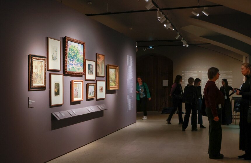 Выставка "Ларионов / Гончарова. Начало" открылась в Пушкинском музее 21 фото