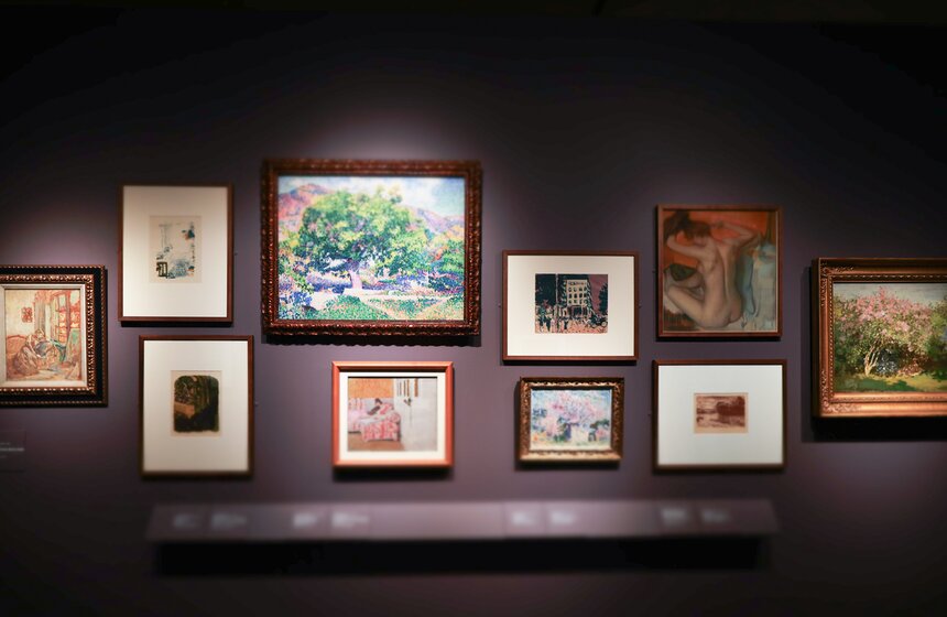 Выставка "Ларионов / Гончарова. Начало" открылась в Пушкинском музее 24 фото