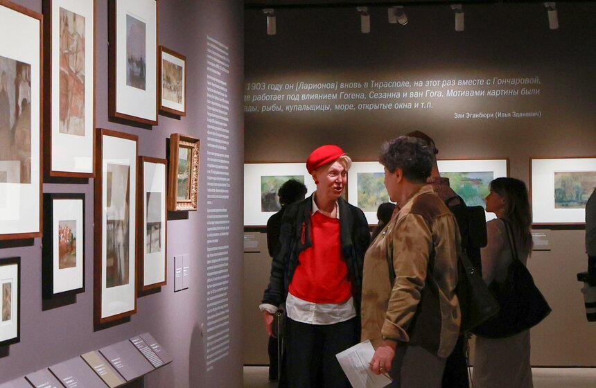 Выставка "Ларионов / Гончарова. Начало" открылась в Пушкинском музее 23 фото