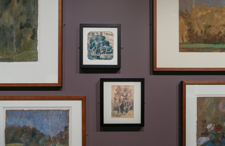 Выставка "Ларионов / Гончарова. Начало" открылась в Пушкинском музее 7 фото