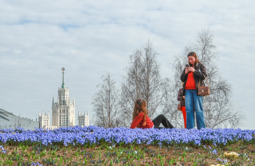 Первоцветы распустились в парках Москвы 6 фото