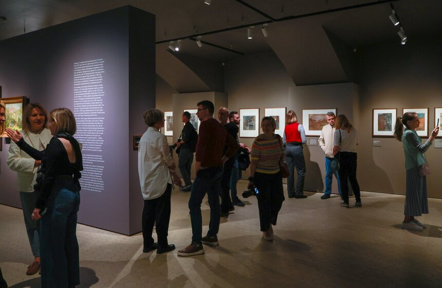 Выставка "Ларионов / Гончарова. Начало" открылась в Пушкинском музее 4 фото