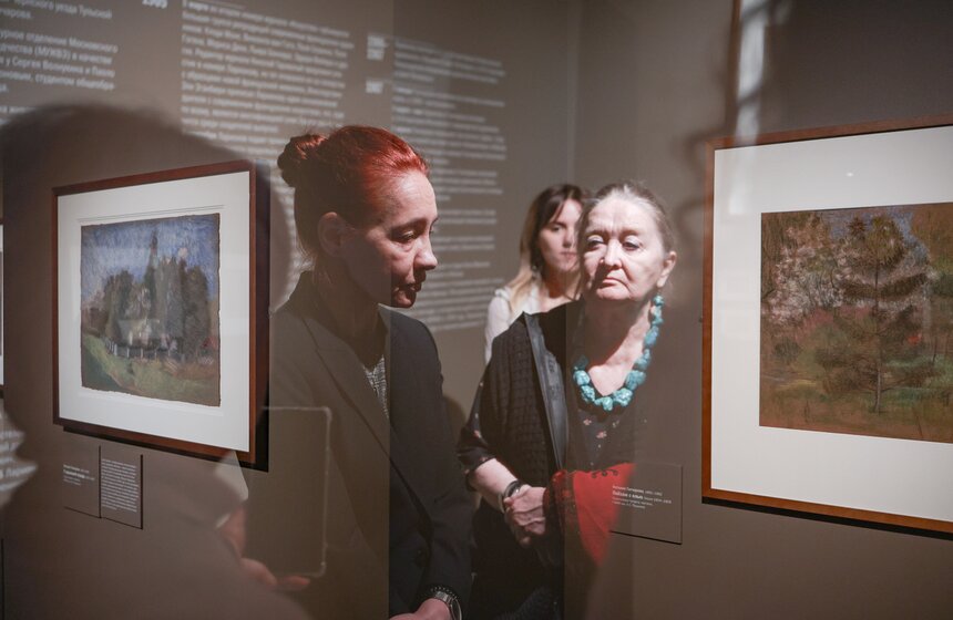 Выставка "Ларионов / Гончарова. Начало" открылась в Пушкинском музее 11 фото