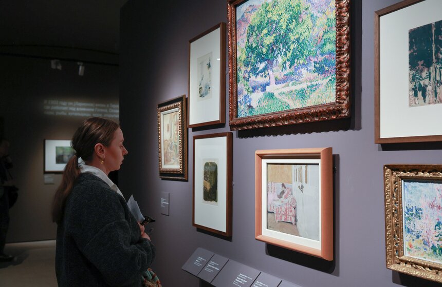 Выставка "Ларионов / Гончарова. Начало" открылась в Пушкинском музее 14 фото