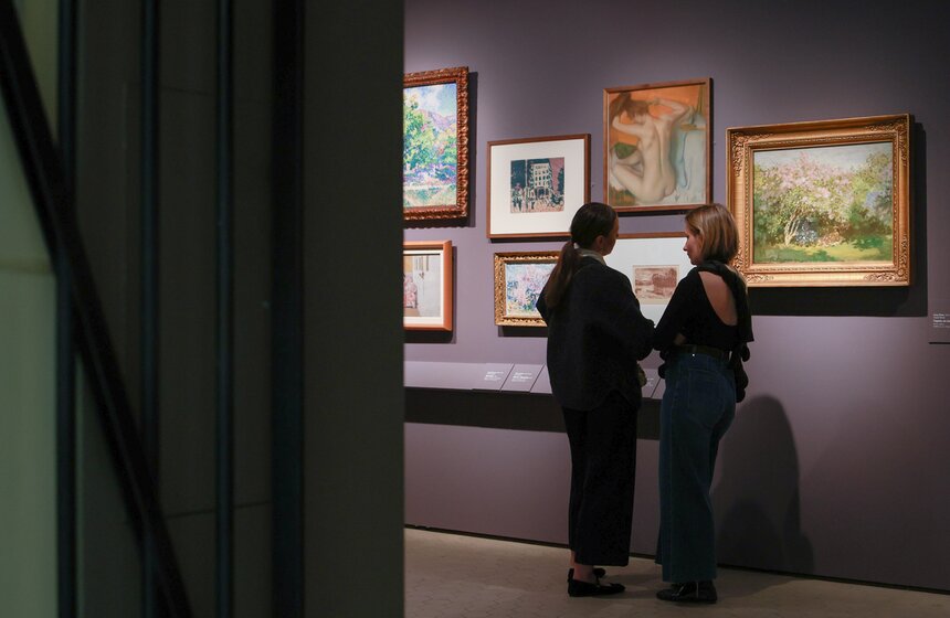 Выставка "Ларионов / Гончарова. Начало" открылась в Пушкинском музее 18 фото