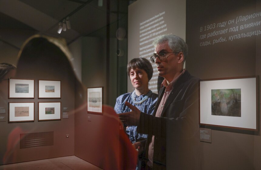 Выставка "Ларионов / Гончарова. Начало" открылась в Пушкинском музее 25 фото