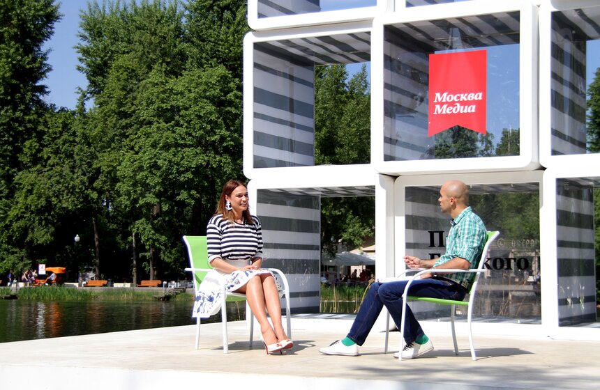 23 мая выездная студия "Москва 24" принимала гостей 11 фото