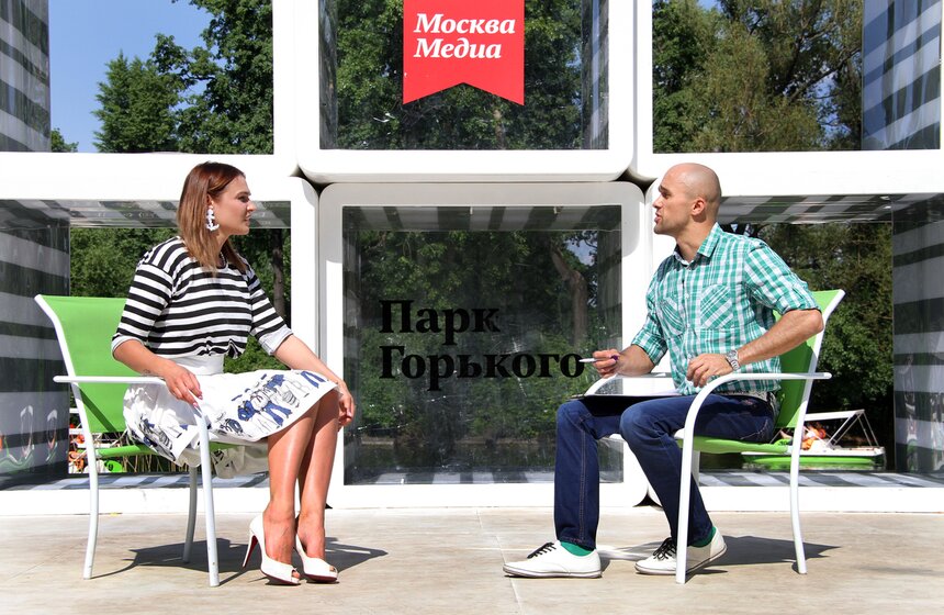 23 мая выездная студия "Москва 24" принимала гостей 13 фото