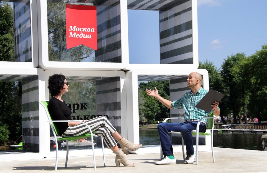 23 мая выездная студия "Москва 24" принимала гостей 5 фото