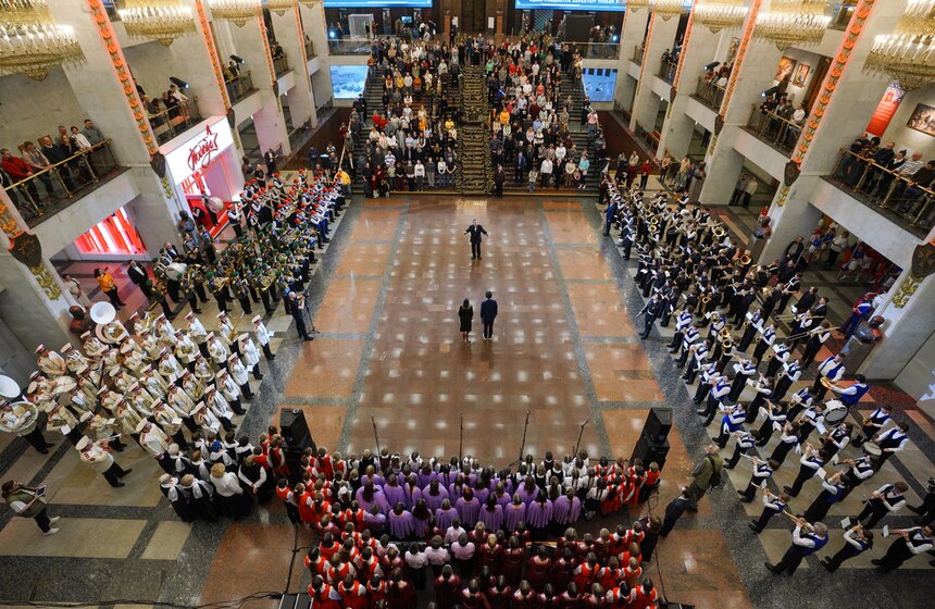 В Музее Победы прошел праздничный концерт в День защитника Отечества 2 фото