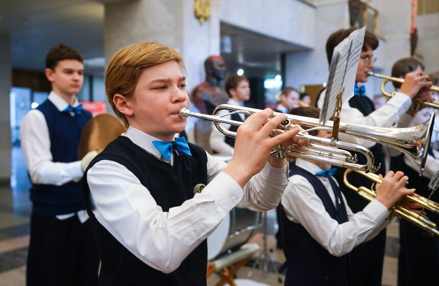 В Музее Победы прошел праздничный концерт в День защитника Отечества 22 фото