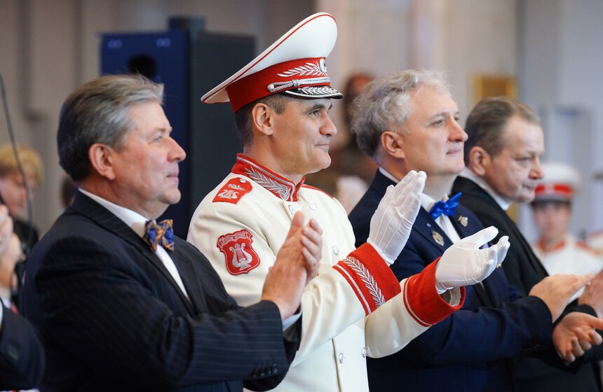 В Музее Победы прошел праздничный концерт в День защитника Отечества 32 фото