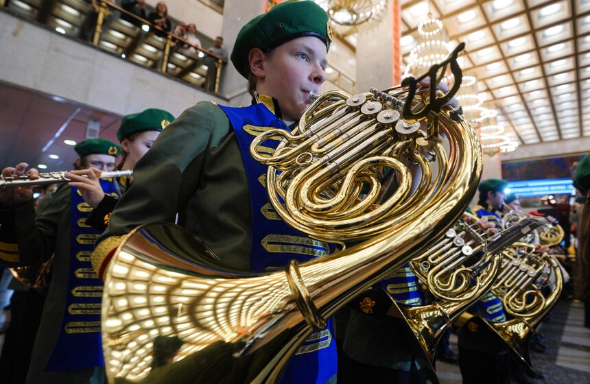 В Музее Победы прошел праздничный концерт в День защитника Отечества 26 фото