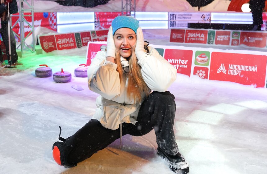 Телеканал Москва 24 принял участие в турнире в рамках "Недели керлинга" 19 фото