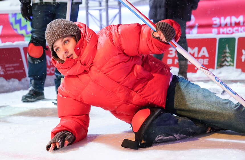 Телеканал Москва 24 принял участие в турнире в рамках "Недели керлинга" 29 фото