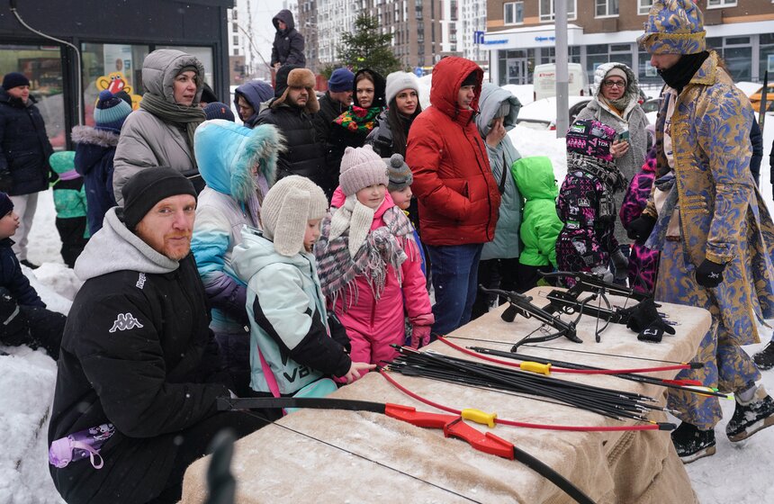 Масштабные гулянья прошли в последний день Масленицы в Москве 26 фото