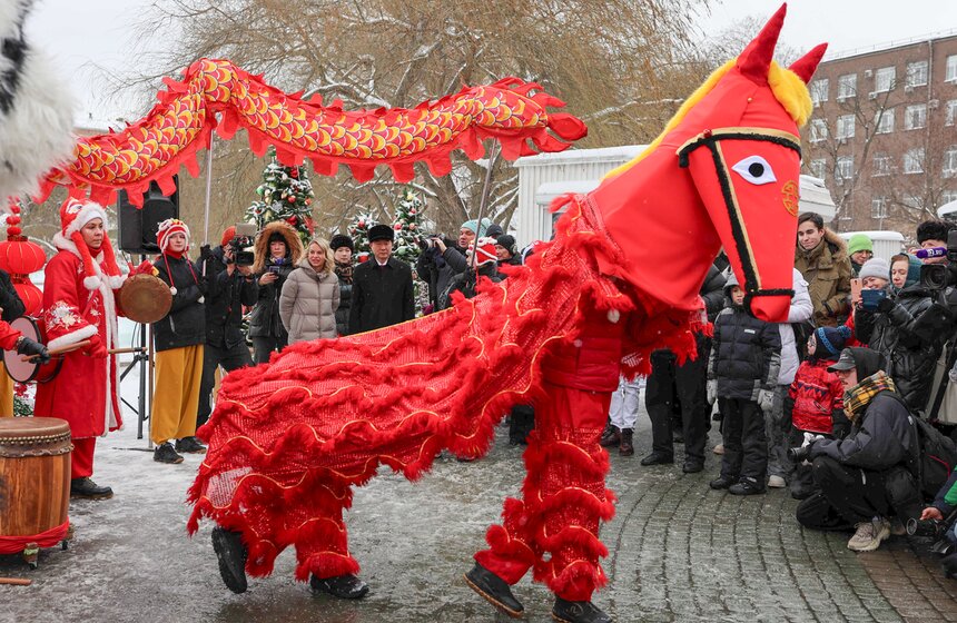 Фестиваль в честь китайского Нового года открылся в Московском зоопарке 7 фото