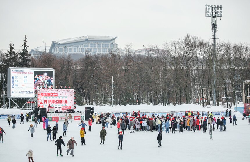 Праздник "Зимний день московского спорта" прошел в "Лужниках" 11 фото