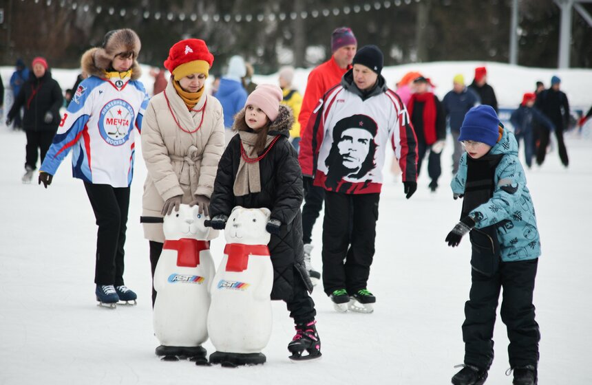 Праздник "Зимний день московского спорта" прошел в "Лужниках" 9 фото