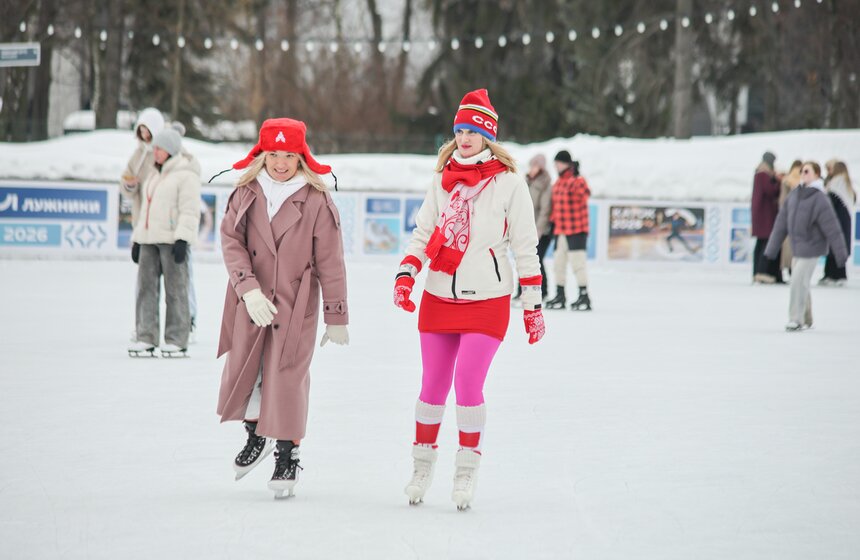 Праздник "Зимний день московского спорта" прошел в "Лужниках" 12 фото