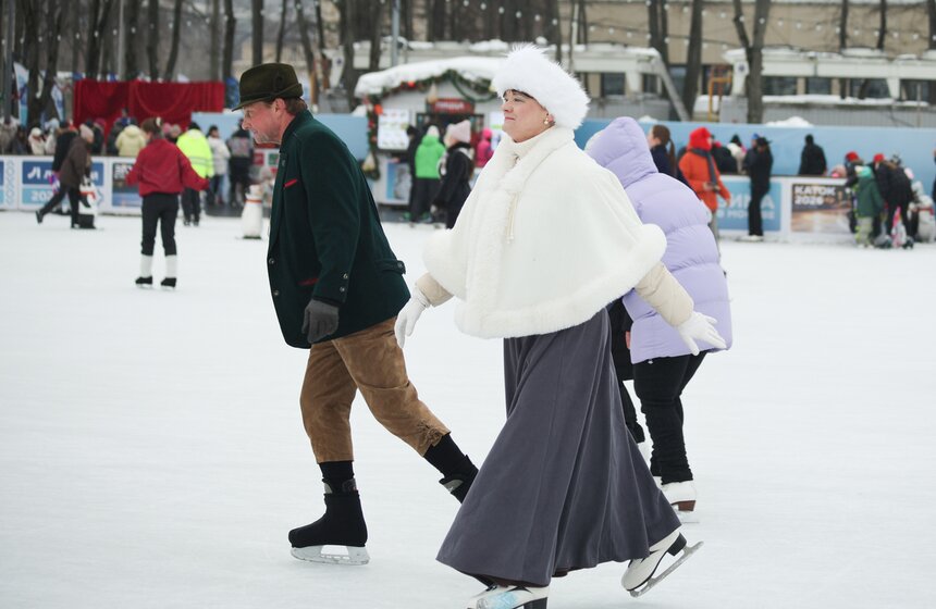 Праздник "Зимний день московского спорта" прошел в "Лужниках" 16 фото