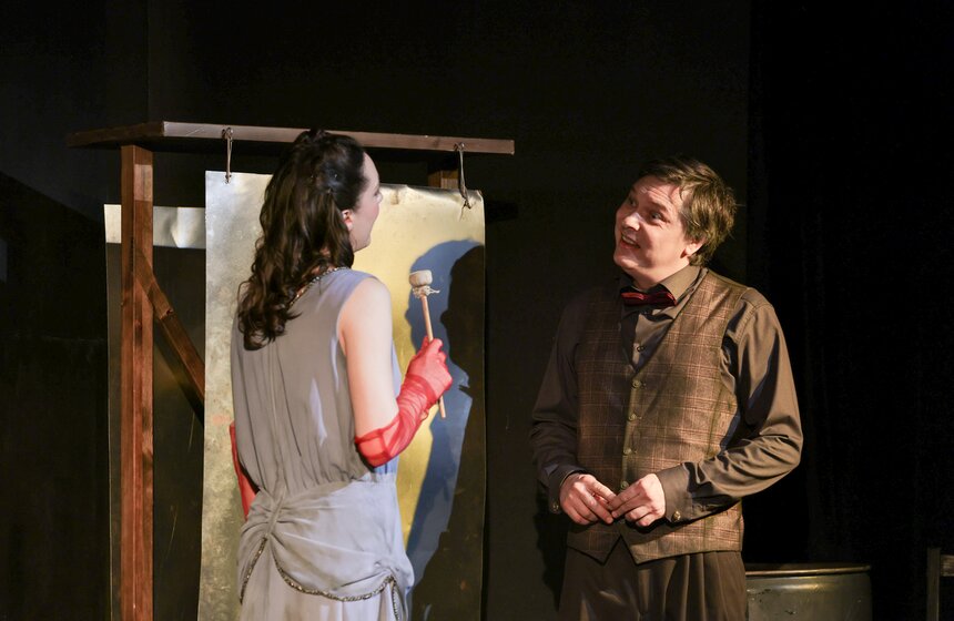 На сцене Театра имени Пушкина прошел пресс-показ спектакля "Лир во время чумы" 27 фото