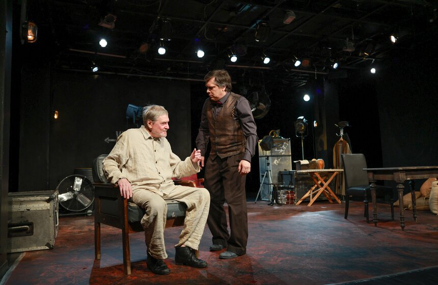 На сцене Театра имени Пушкина прошел пресс-показ спектакля "Лир во время чумы" 12 фото