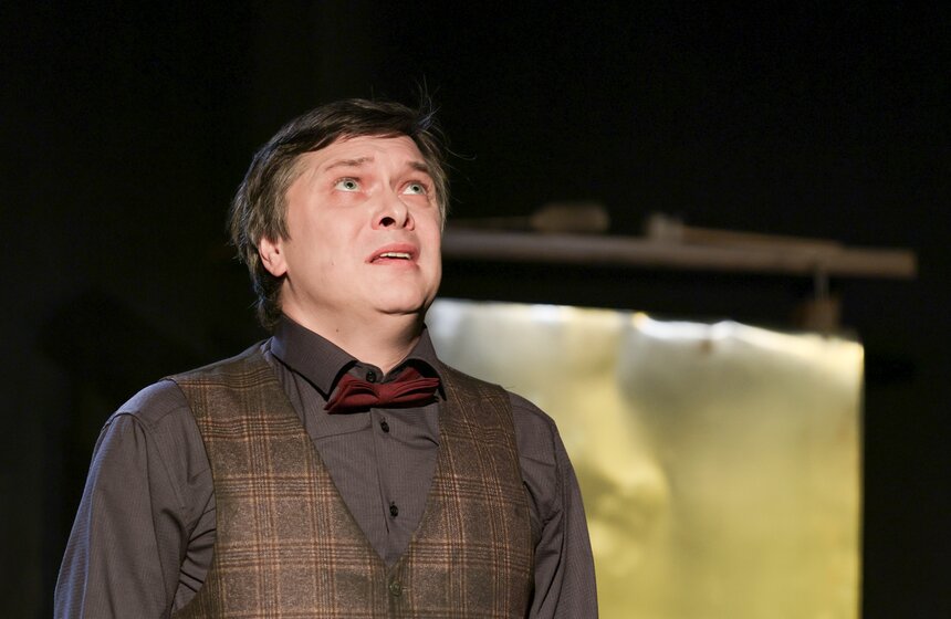 На сцене Театра имени Пушкина прошел пресс-показ спектакля "Лир во время чумы" 8 фото