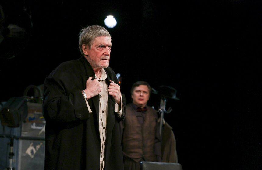 На сцене Театра имени Пушкина прошел пресс-показ спектакля "Лир во время чумы" 31 фото