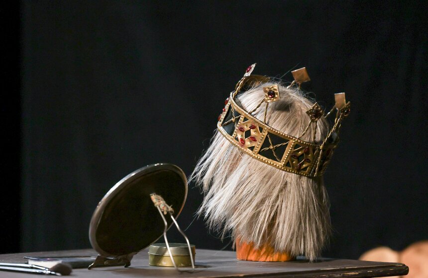 На сцене Театра имени Пушкина прошел пресс-показ спектакля "Лир во время чумы" 9 фото