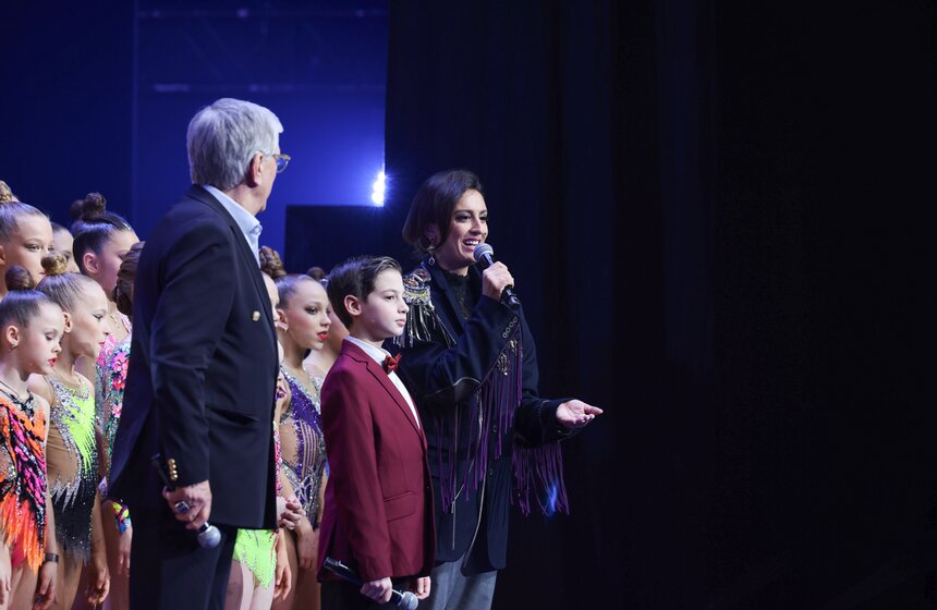 Гала-концерт "Сказ о доблести и чести" показали во Дворце Ирины Винер 43 фото
