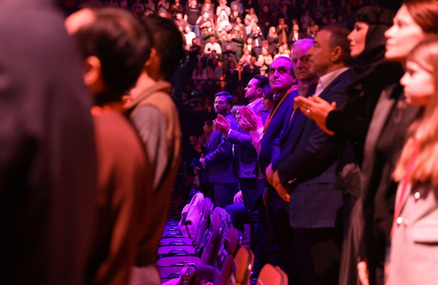 Гала-концерт "Сказ о доблести и чести" показали во Дворце Ирины Винер 35 фото