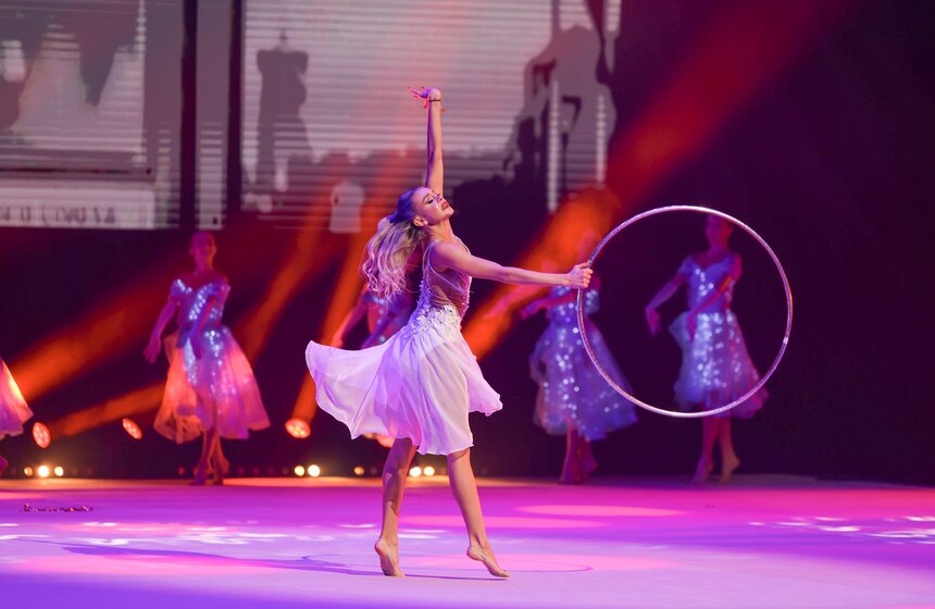 Гала-концерт "Сказ о доблести и чести" показали во Дворце Ирины Винер 34 фото