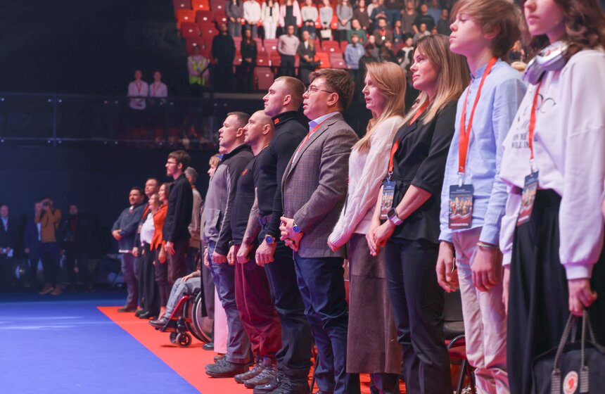 Гала-концерт "Сказ о доблести и чести" показали во Дворце Ирины Винер 40 фото