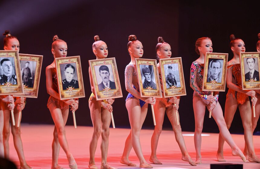 Гала-концерт "Сказ о доблести и чести" показали во Дворце Ирины Винер 37 фото