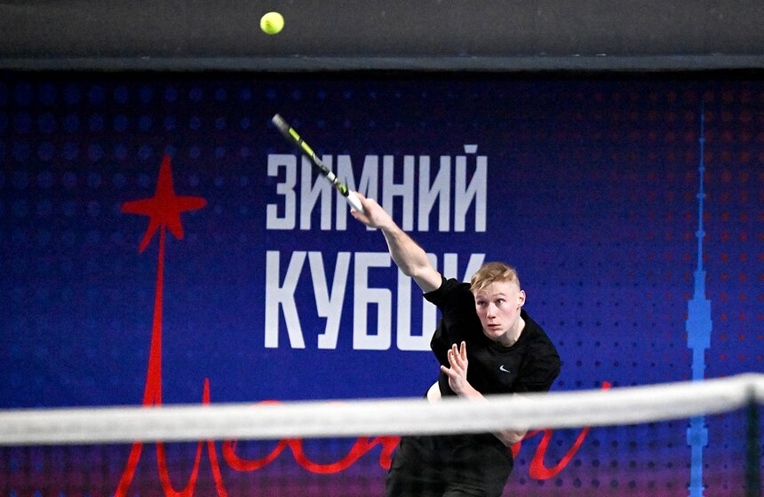 Открытый зимний кубок Москвы по теннису завершился в "Лужниках" 10 фото