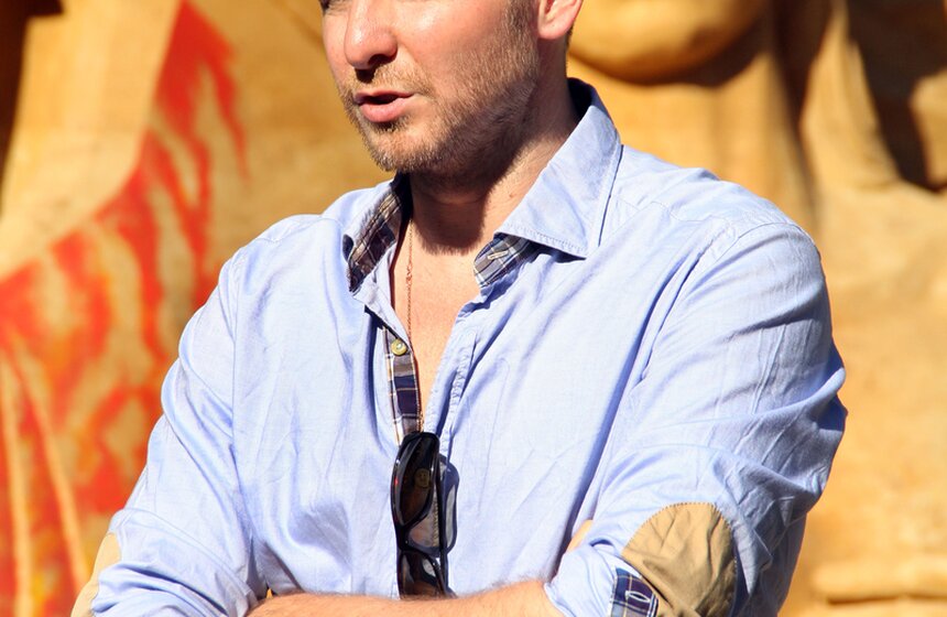 В "Сокольниках" открылась Аллея звезд из песка 19 фото