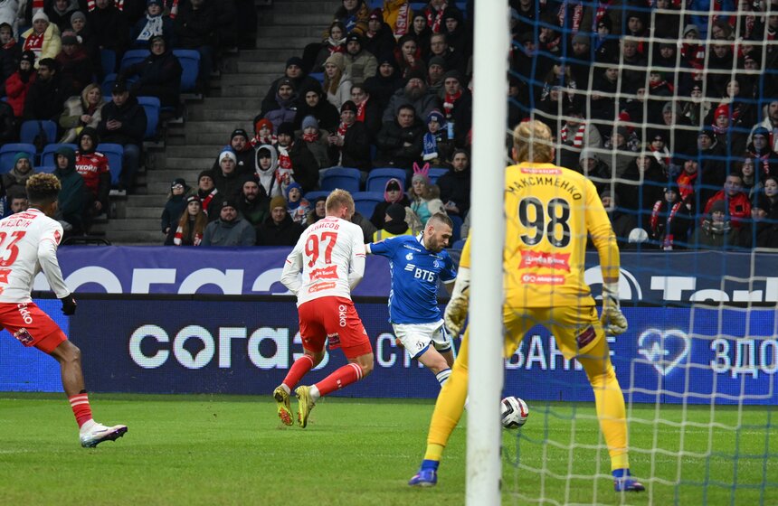 "Динамо" разгромило "Спартак" в матче Кубка России 12 фото