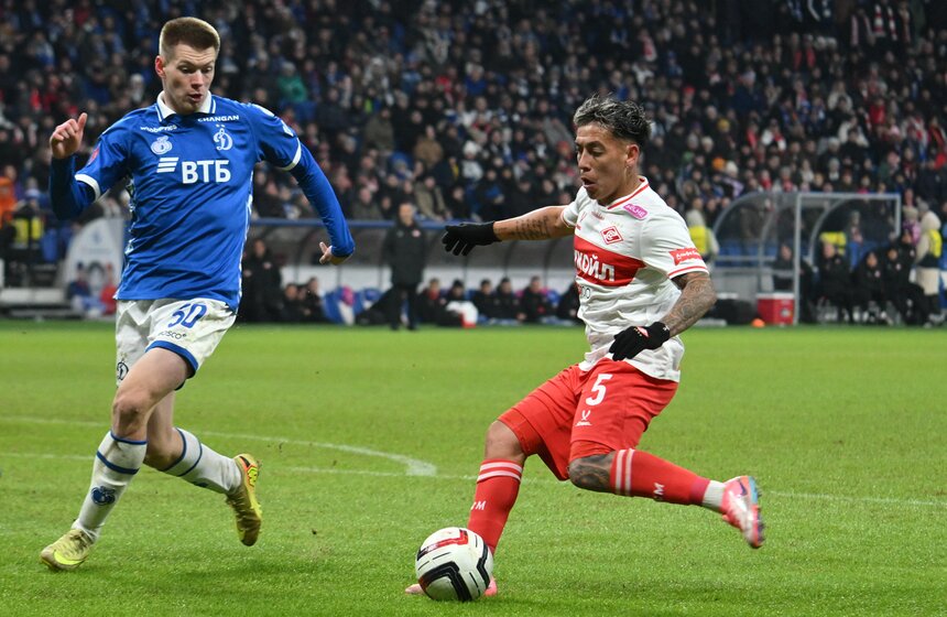"Динамо" разгромило "Спартак" в матче Кубка России 7 фото
