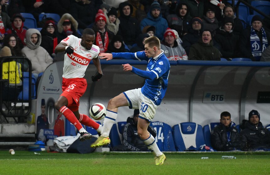 "Динамо" разгромило "Спартак" в матче Кубка России 13 фото