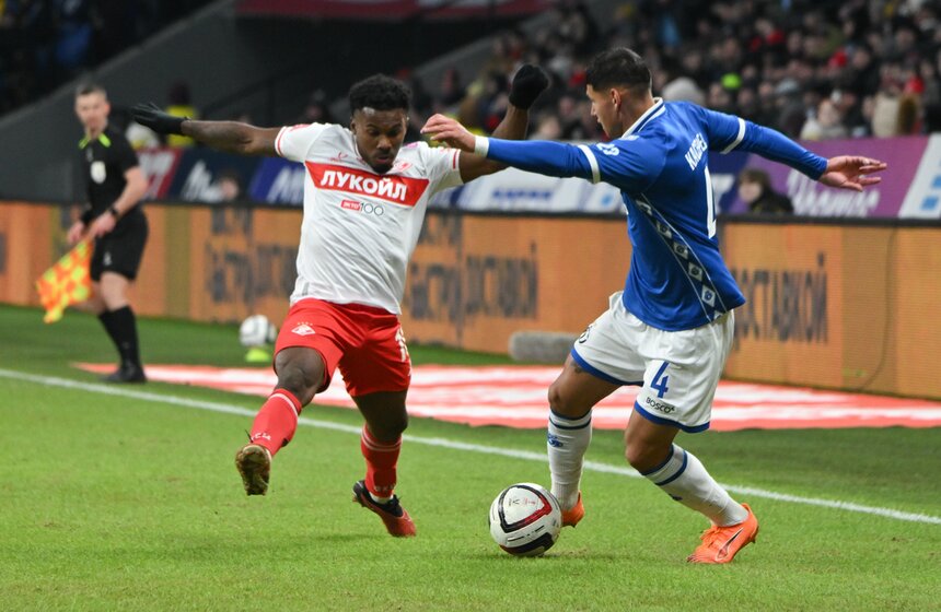 "Динамо" разгромило "Спартак" в матче Кубка России 30 фото