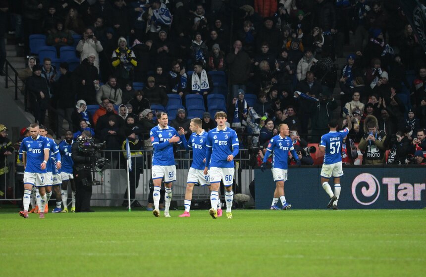 "Динамо" разгромило "Спартак" в матче Кубка России 34 фото