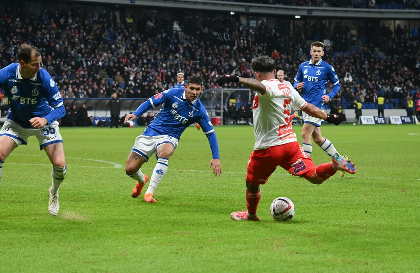 "Динамо" разгромило "Спартак" в матче Кубка России 26 фото