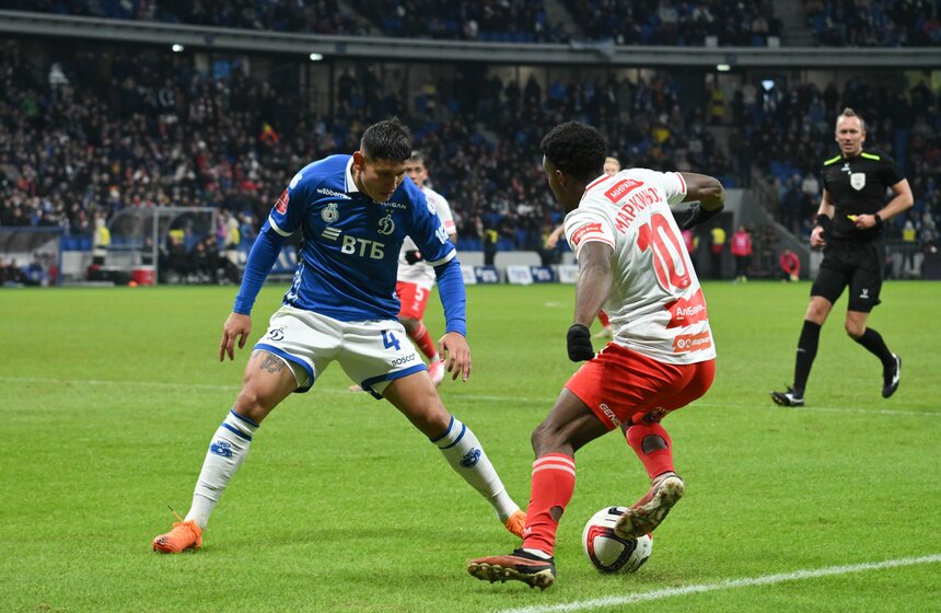 "Динамо" разгромило "Спартак" в матче Кубка России 21 фото