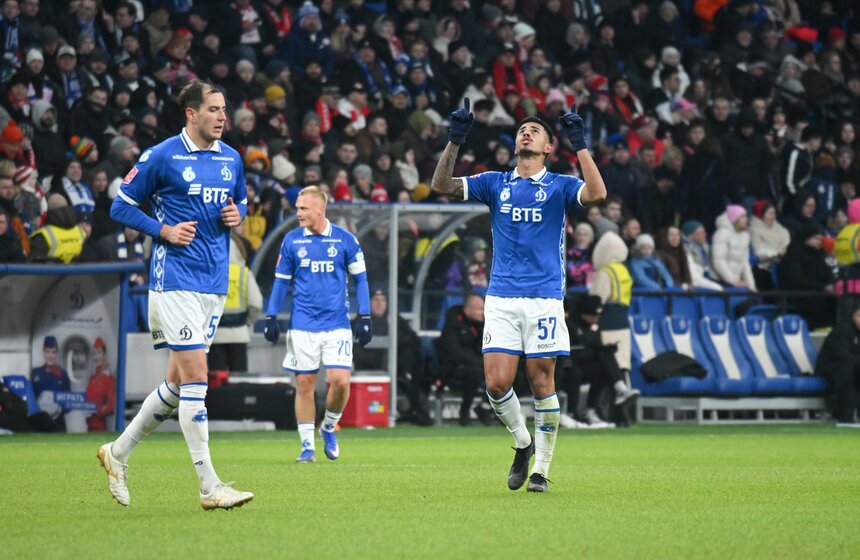 "Динамо" разгромило "Спартак" в матче Кубка России 25 фото