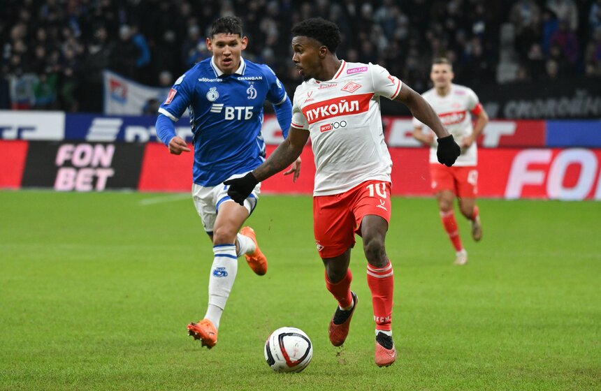 "Динамо" разгромило "Спартак" в матче Кубка России 27 фото